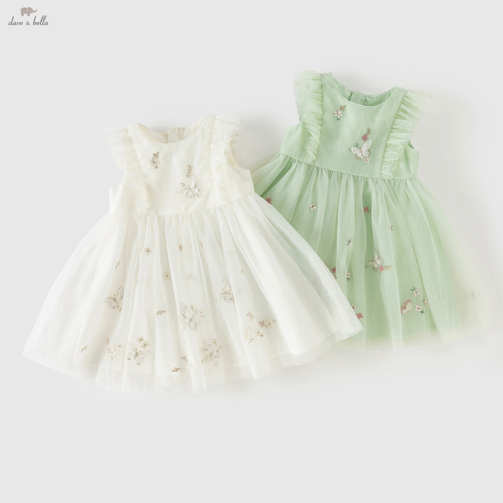 Dave Bella Embroidery Lace Mes - Summer Clothing Baby Girl 评论和价格