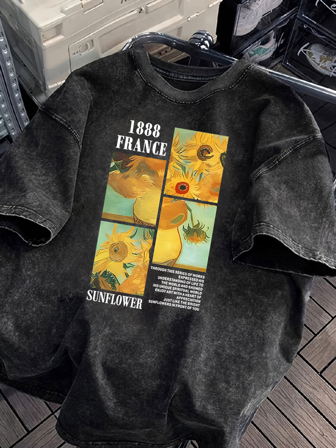 Washed Vintage t-shirts for Wo - Summer Clothing Drawing 评论和价格