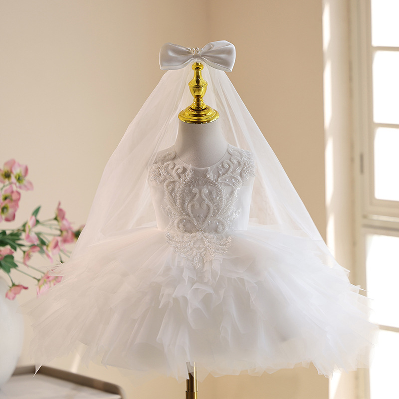 White Baby Girl 1st Birthday D - Summer Clothing Baby Girl 评论和价格