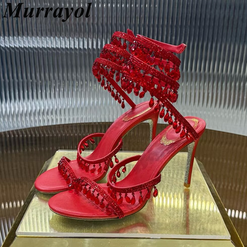 Sandals Ankle Snake Shaped Str - Summer Clothing Stores 评论和价格